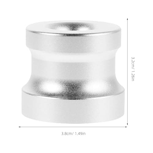 Aluminum Alloy Shaving Stand Silver Bathroom Countertop Holder — view 2