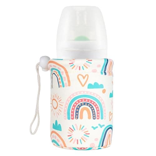 Portable MilkBottle Warmer, Insulated Baby Bottle Bag and Cover for Home, Stroller, and Travel