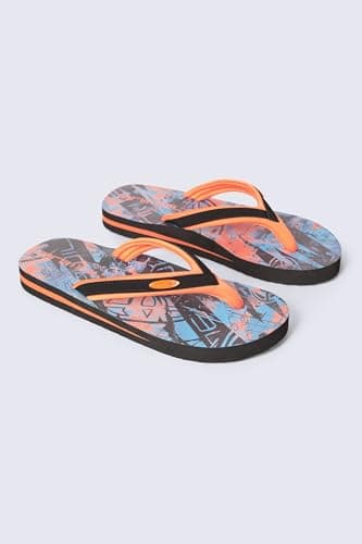 Animal Jekyl Kids Flip-Flops - Slip-on & Lightweight Footwear with Soft Padded Straps for Boys & Girls - Best for Spring, Summer, Beach & Outdoors Burnt Orange 3 — view 2