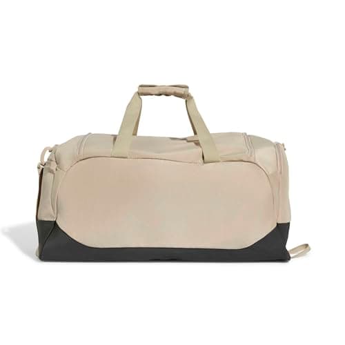 adidas Unisex Training Defender Duffle Bag Medium Duffel_Bag, Khaki Three/Black, One Size — view 2