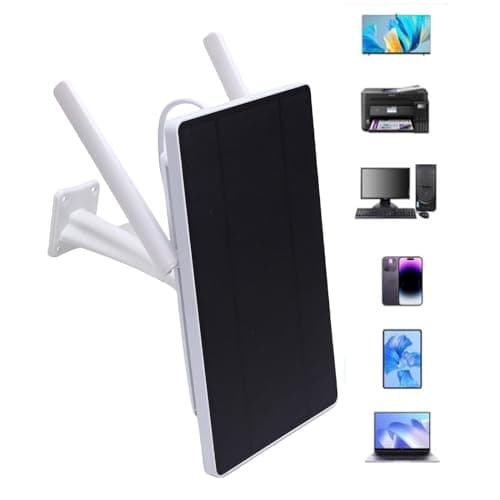 Buachois 10W Solar Powered 4G LTE Modem Router, IP66 Water Proof WiFi Outdoor Wireless Solar Router for Camping RV Camera with Dual Connectivity and Multi Device Access (US Version) — view 4
