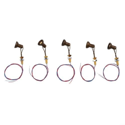 5x Model Railway Limelight Projector for 3v DC Silver 5x Model(Brown) — view 3
