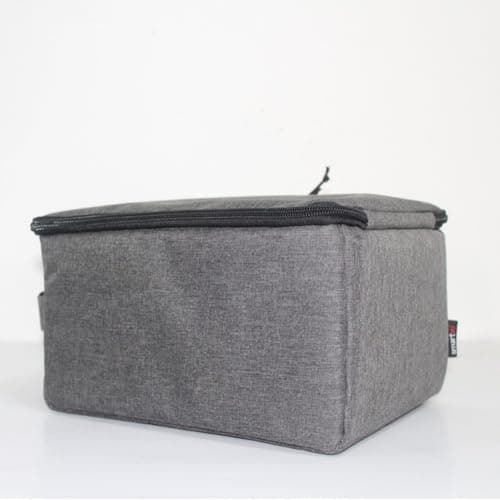 Pinafresa Waterproof Projector Carry Bag Universal Grey Handbag with Handle for Business and Travel Projector Storage Bag — view 4