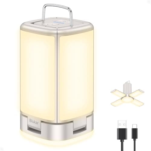 Blukar Camping Lights Rechargeable, 2000L Camping Lantern Lamp Essentials