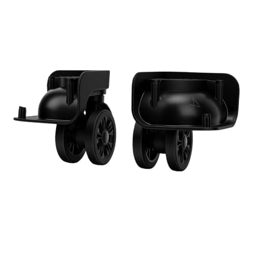 Alomejor Suitcase Replacement Caster Wheels, Dual Roller ABS Set — view 2