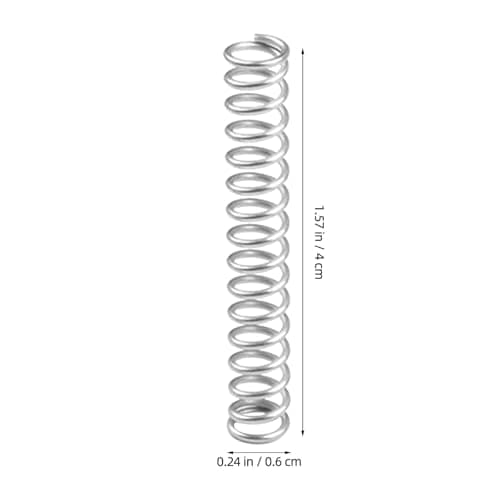 Healifty 15pcs Stainless Steel Nutcracker Spring, Walnut Opener Compression Coiled Spring, Silver, Easy to Clean, Compact and Portable, — view 2