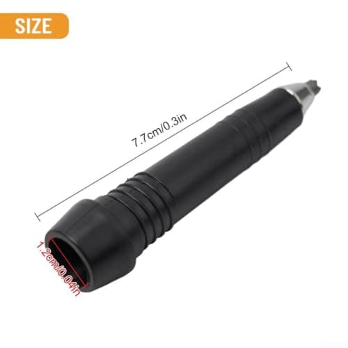 2pcs Carbide Trekking Pole Tips Replacement Hard Metal Ends for Hiking Poles Walking Anti-Slip Grip 7.7cm Dark Grey — view 2