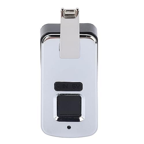 Xiuganpo Biometric Fingerprint Lock Mini Electric Lock Durable for Bags Suitcases Safes 3.7V (White)