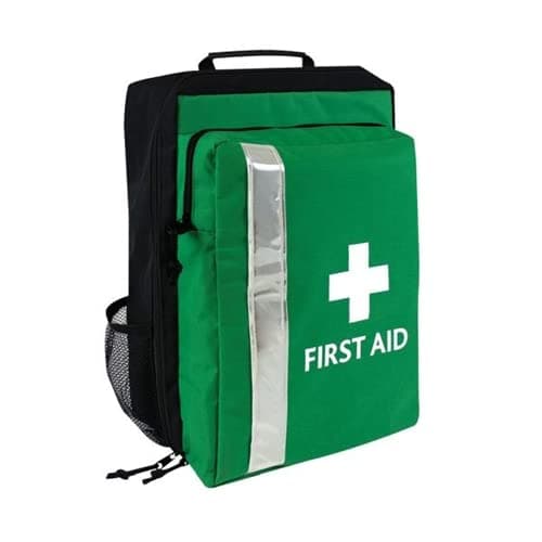 Large First Aid Kit Rucksack – Fully Stocked Workplace First Aid Kit with Mini First Aid Kit, 500ml Eyewash, Burn Dressing & Ice Pack – British Standard – UK Assembled — view 5