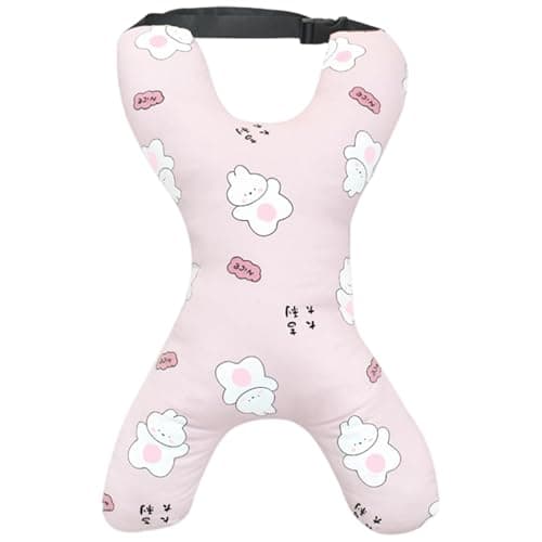 Obelunrp Car Pillow for Kids, X-Shaped Travel Pillow Cushion Comfortable Sleeping Head and Body Support Travel Cushion for Road Trips, Winter Decor — view 2