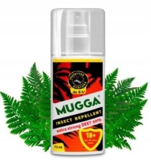 Mugga Effective Insect Mosquito Repellent 8 Hours Tropical Travel Spray Roll-on (Insect Mosquito Repellent Spray 50% 75ml) — view 2