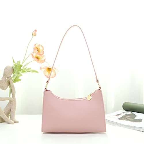 VaiKanhai Tactical Dog Harness with Pockets Women Faux Leather Plain Armpit Bag Mobile Phone Bag Shoulder Bag Bags Perfume, pink, One Size — view 2