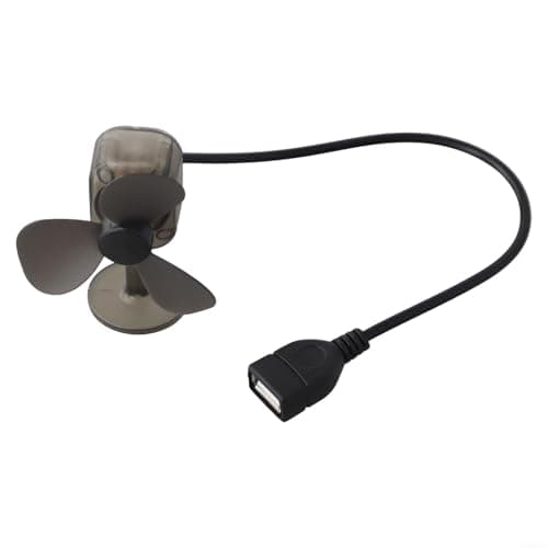 HaloModora Compact 5W Portable Wind Turbine USB Charging Unit Wind Energy Generator for Outdoor Cycling Hiking Travel Black — view 6