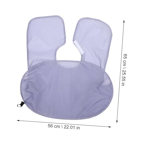 Beard Trimming Cape for Men, Polyester Shaving Apron for Travel — view 5