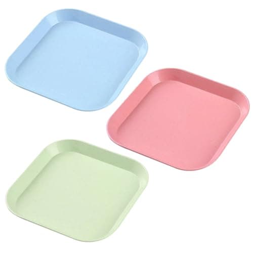 3 Colorful Kitten Bowls – Cute Non-Slip Cat Feeding Dishes for Food & Water, BPA-Free Pet Bowls for Kittens & Small Cats, Durable Plastic Cat Food Bowls Set