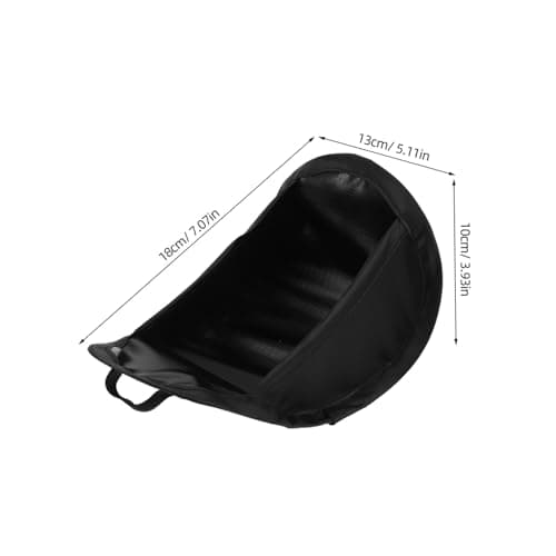 MUELODSIC Car Mount Phone Sun Shade Cover, Black Sunscreen Shield for Dashboard, Uv Sun Protection for Vehicles, Anti-glare Mobile Phone Sunshade Suitable for Car and Motorcycle Use — view 2