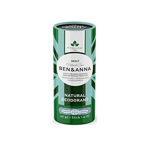 Ben Anna Natural Deodorant Mint Stick Paper Tube 40g