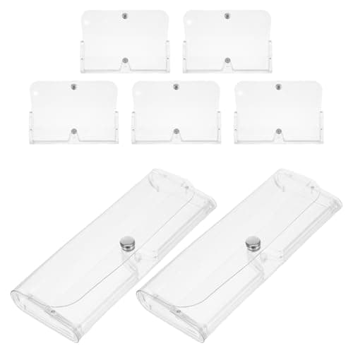 BESPORTBLE Sunglasses Case Hard Shell 7 Pack Travel Organiser Lightweight Scratch Bend Fits Standard Glasses Sizes