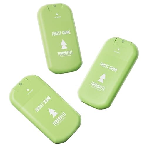 Power Mist Hand Sanitizer Spray, Scented Hydrating Hand Sanitizers Travel Size Refillable, Pocket Portable 3-Pack (Forest Chime) 0.93Fl Oz 460-Sprays Each