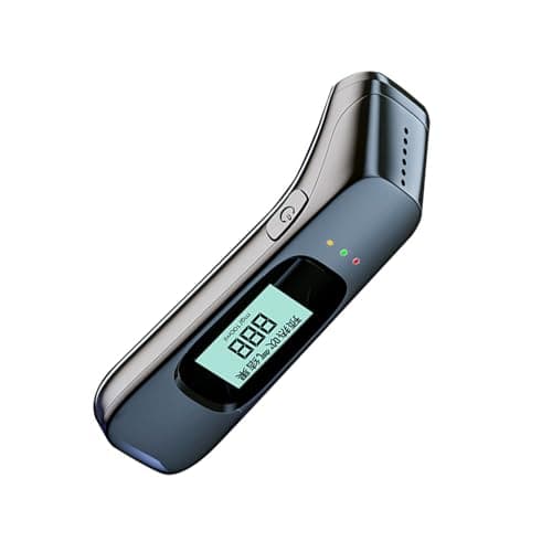 QUXVUIS Lightweight Portable Breathalyzer Tester For Adults Circular Professional With Battery With Accessory For Unisex Digital