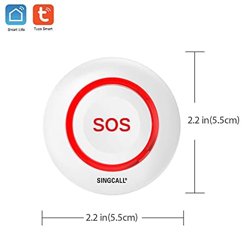 SINGCALL Tuya Wifi Smart SOS Emergency Button Personal Alarm for Elderly — view 2