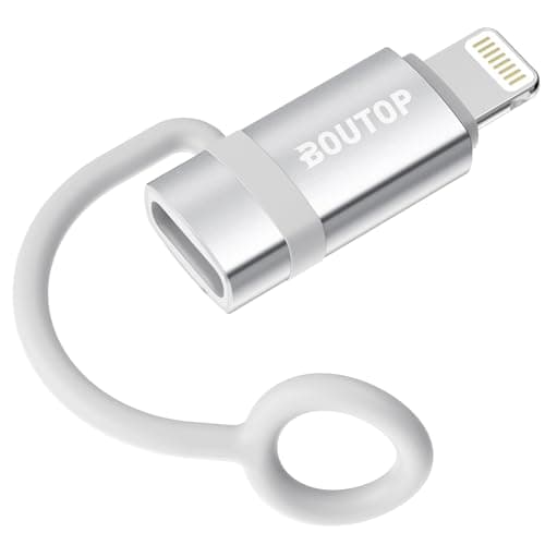 BOUTOP 1 Pack 36W USB C to Lightning Adapter [MFi Certified]