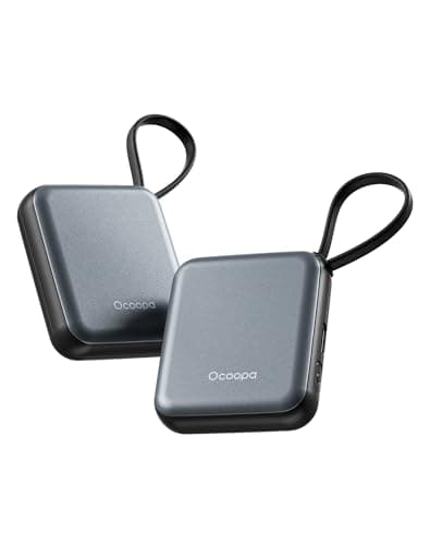 OCOOPA Hand Warmers Rechargeable, Smart Temp Control 7H*2 Long Safe Heat, Ultra Slim, Pocket-Size Design That Fits Gloves, Gifts for Women, Outdoor, Office, Commute (UT5 Nano)