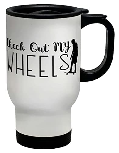 Shopagift Check Out My Wheels Travel Mug Cup