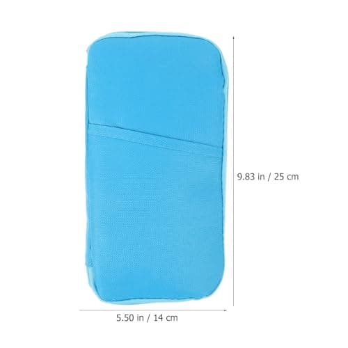 ULDIGI Stylish Canvas Travel Wallet Women with Multiple Passport Holder, Practical Passport Holder Documents Organizer and Cash Wallet Case for Holiday Use, Enough Capacity for Cards and — view 2