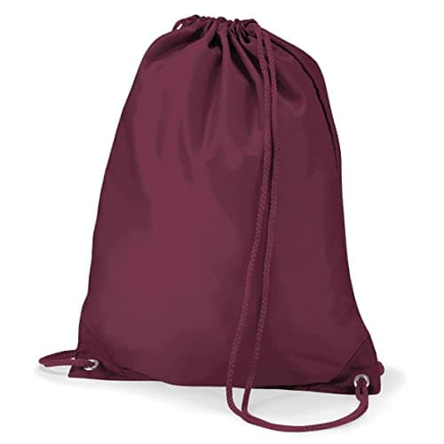 Listers Schoolwear Boys Girls Gym School PE Sports Swim Drawstring Bag Navy Maroon Black Bottle Green Royal Blue Red 20+ Colors