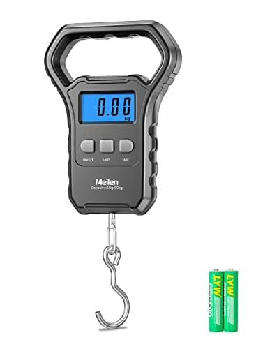 Meilen Luggage Scale, Digital Fishing Suitcase Weigh Scale, 110lb/50kg