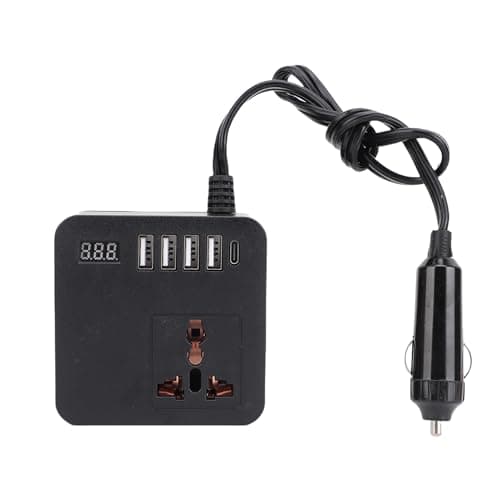SALALIS 150W Car Portable Charger for Road Trips Camping Emergencies with 4 USB Type C Ports for Travelers — view 2