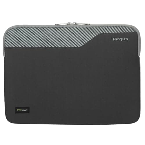 Targus Pulse 13-14" Laptop Sleeve – Charcoal | Slim Protective Case for MacBook, Chromebook & Ultrabook, Lightweight, Water-Resistant, Durable Travel Bag