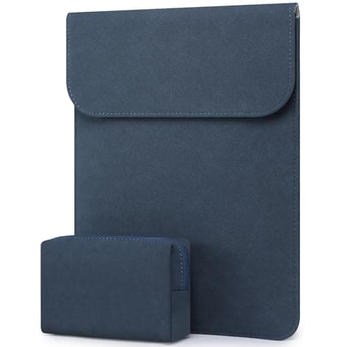 HYZUO 13 Inch Laptop Case Bag Sleeve for MacBook Pro Air M5, Navy Blue
