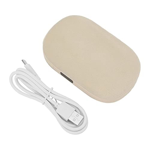 Hand Warmer Power Bank 10000mAh Efficient Heating Portable Electric Digital Display Hand Warmer for Travel (Khaki)