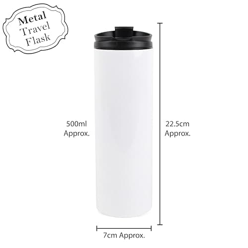 Custom Train Driver Travel Mug - Personalised Train Operator Gift - Reusable Stainless Steel Vacuum-Sealed Double-Walled Travel Flask 500ml (16 fl oz) — view 5