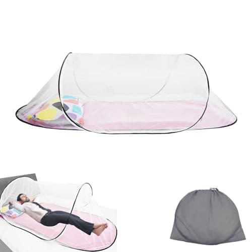 Mosquito Net Foldable Travel Tent Single Bed Foldable Travel Mosquito Net Easy to Stow Easy to Installfor Family Kindergarten Travelling Camping (200 x 80 x 56 cm)
