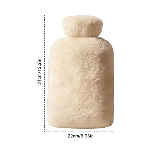 2000ml Hot Pack - Hot Water Bottle | Feet Warmer,Reusable Leak-Proof Heating, for Bedroom Living Room School Office Travel Winter Cold Weather Relief Body Hands Feet — view 6