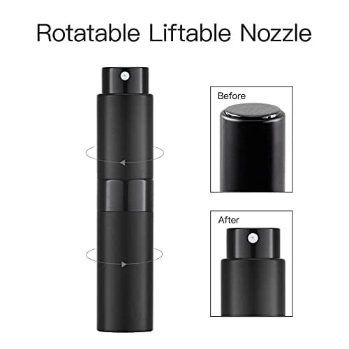 Toureal Travel Perfume Atomiser Refillable, 8ml Spray Bottle, 3Pcs — view 4