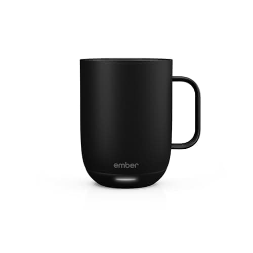 Ember Temperature Control Smart Mug 2, 14 Oz, App-Controlled Heated Coffee Mug with 80 Min Battery Life and Improved Design, Black