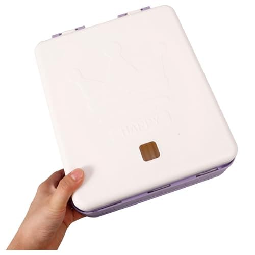 Artibetter Portable Folding Toilet Box, Camping Toilet Seat, Pp and Pvc, Purple, Adults, Outdoor Activities and Adventures — view 3