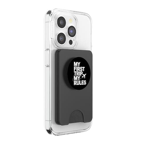 First Time Solo Traveler Explore Alone Brave Journey World PopSockets PopWallet for MagSafe — view 4