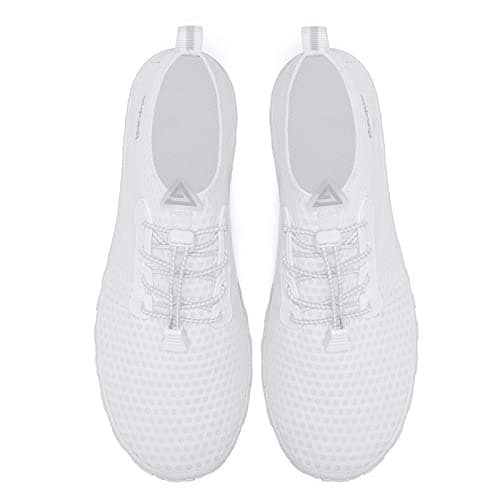 Racqua Men Women Water Shoes Breathable Barefoot Pool Shoes White 4.5 — view 5