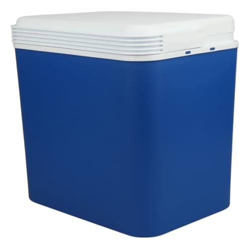 Jolie Max 30L Insulated Cool Box – Lightweight Portable Ice Cooler with Handle & Lid – Durable Food-Grade Plastic – Keeps Food & Drinks Hot or Cold – Ideal for Camping, BBQ, Travel, Outdoor (BLUE) — view 3