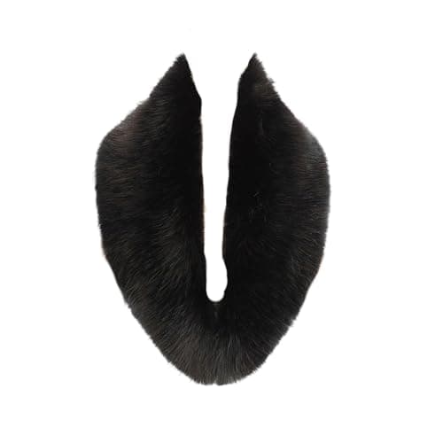 Kelisdi Soft Women's Faux Furs Collar Scarf Practical Neck Warmers for Men Women Fabric Easy Maintenance Winter Travel Accessory Foldable Scarf