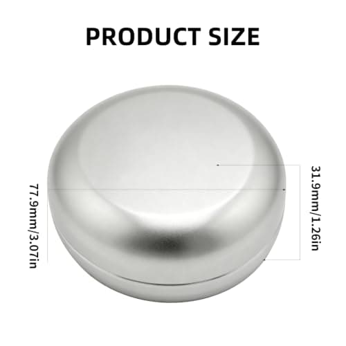 4 Pcs Travel Soap Cases, Aluminum Soap Box, 100ml, Round — view 2