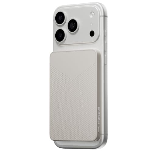 Twelve South PowerCapsule, MagSafe-compatible Power Bank, (Dune) 5,000mAh