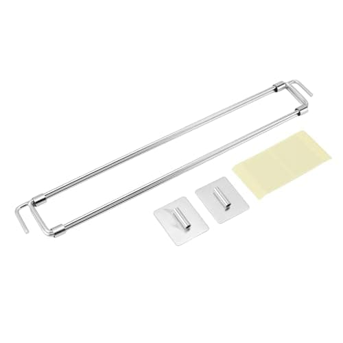 Cryfokt RV Secure Adjustable Bar Tension Rod Durable Stainless Steel Food Drink Stabilizer for RV Refrigerator Travel 12.44-22.64in — view 6