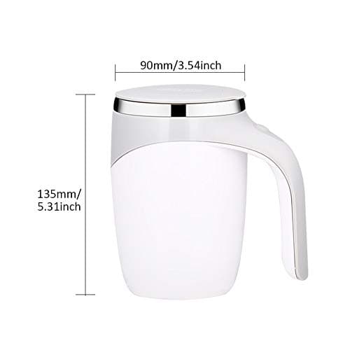 HengChen Self Stirring Coffee Mug, 380 ml Automatic Magnetic Mixing Cup — view 2