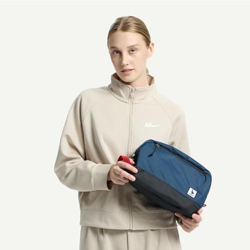 Travel Toiletry Bag 8L, Large Wash Bag with Waterproof TPU Wet/Dry Compartment — view 2